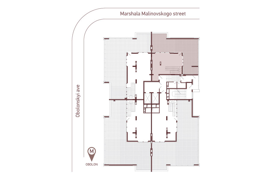 Penthouse. Floor 2 floor plan. Type P4.