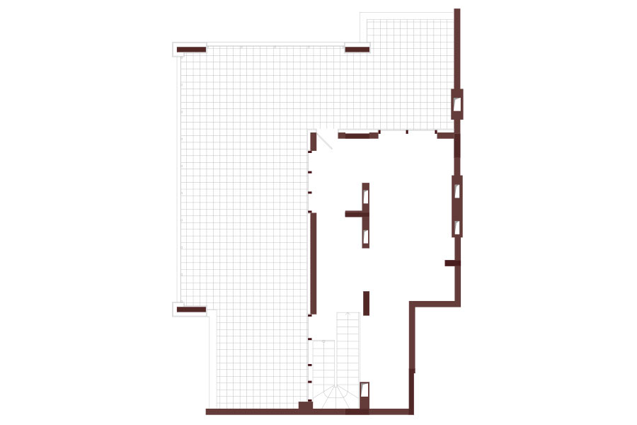 Пентхаус. Поверх 2 open space. Тип П1.