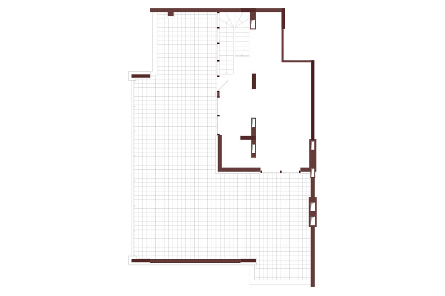 Пентхаус. Поверх 2 open space. Тип П2.
